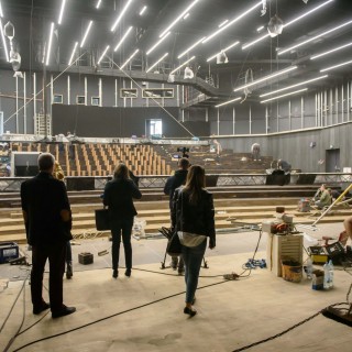 Finał remontu sali widowiskowej - Konferencja Prasowa