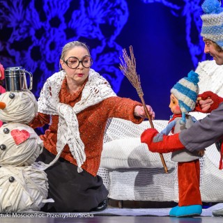 "Zimowa przygoda" - spektakl dla dzieci Teatru Rabcio - Fot. Przemysław Sroka
