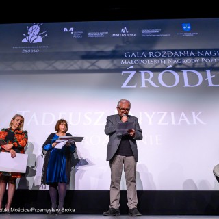 Małopolska Nagroda Poetycka ŹRÓDŁO edycja szósta i MAŁE ŹRÓDŁO edycja druga - Gala finałowa i recital Edyty Geppert - Przemysław Sroka