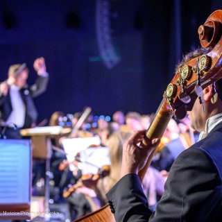 Koncert Sylwestrowy - Filharmonia Krakowska - Orkiestra gra na instrumentach. - Fot: Przemysław Sroka